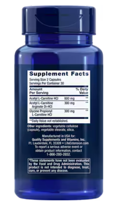 Life Extension Optimized Carnitine