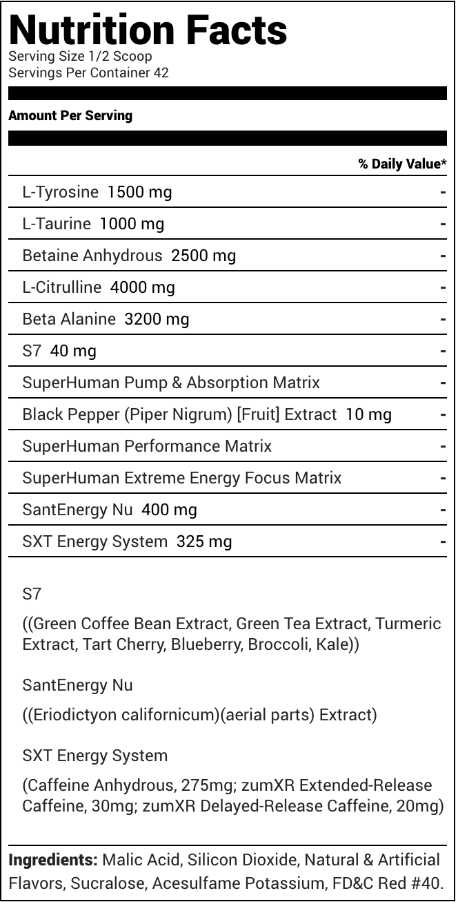 Alpha Lion Superhuman Pre Lion's Blood