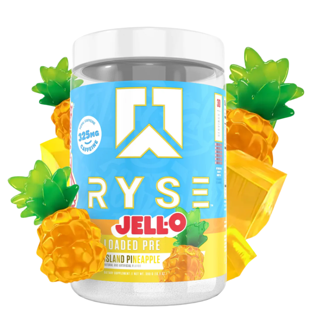 Ryse Supplements Loaded Pre-Workout Jello Pineapple