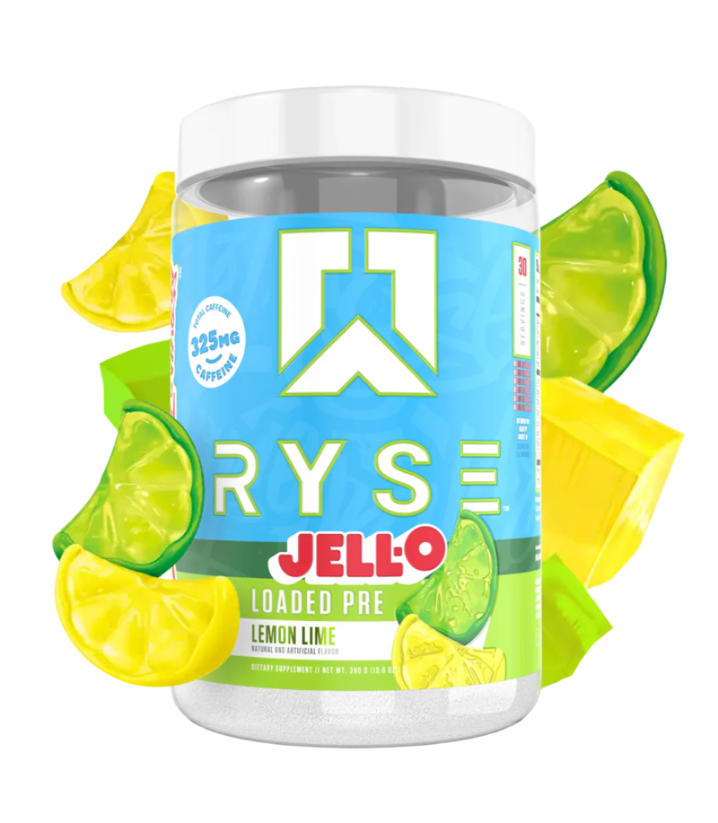 Ryse Supplements Loaded Pre-Workout Jello Lime
