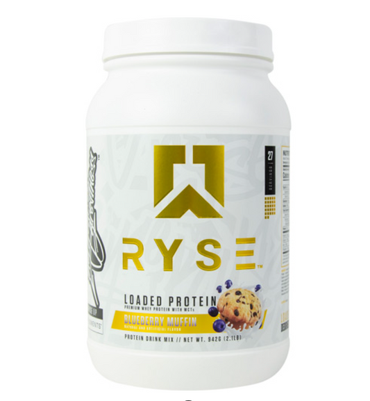 Ryse Supplements Loaded Protein Blueberry Muffin