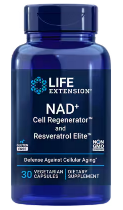 Life Extension NAD+ Cell Regenerator and Resveratrol Elite