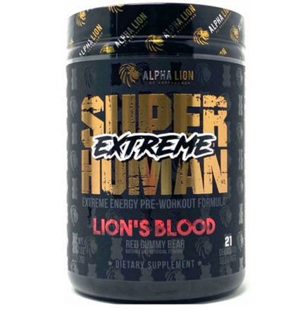 Alpha Lion Superhuman Extreme Lion's Blood - Red Gummy Bear