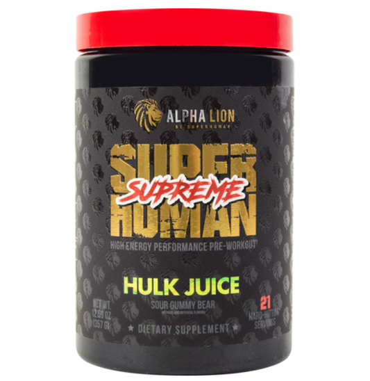 Alpha Lion Superhuman Supreme Hulk Juice Sour Gummy Bear