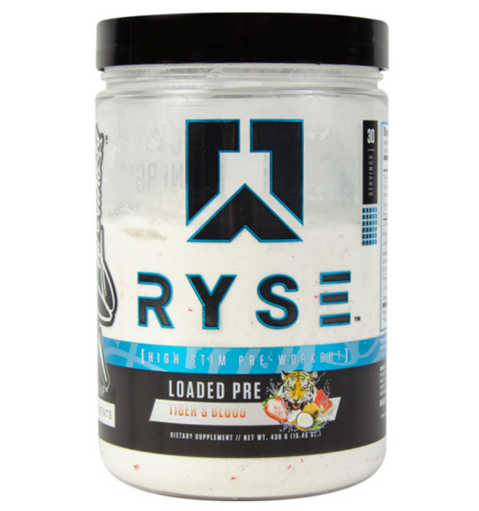 Ryse Supplements Loaded Pre-Workout Tiger's Blood