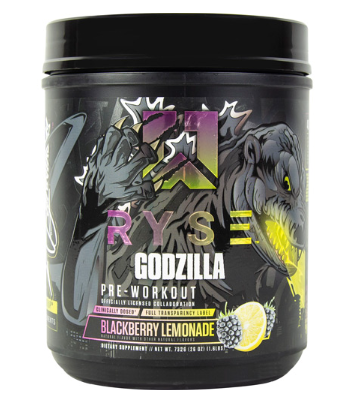 Ryse Supplements Pre-Workout Godzilla Monsterberry Lime