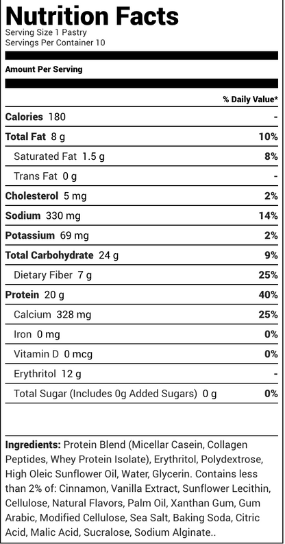 Legendary Foods Tasty Pastry Brown Sugar Cinnamon