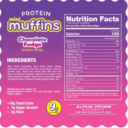 Alpha Prime Bites Mini Muffins