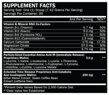 HumaPro® Powder Essential Aminos for Lean Muscle, Recovery & Performance 90 Servs